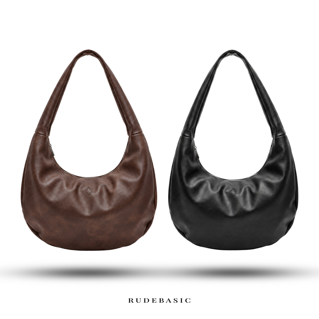 RUDEBASIC - Monk Leather Bag | Unisex | Tas Pria | Tas Kulit