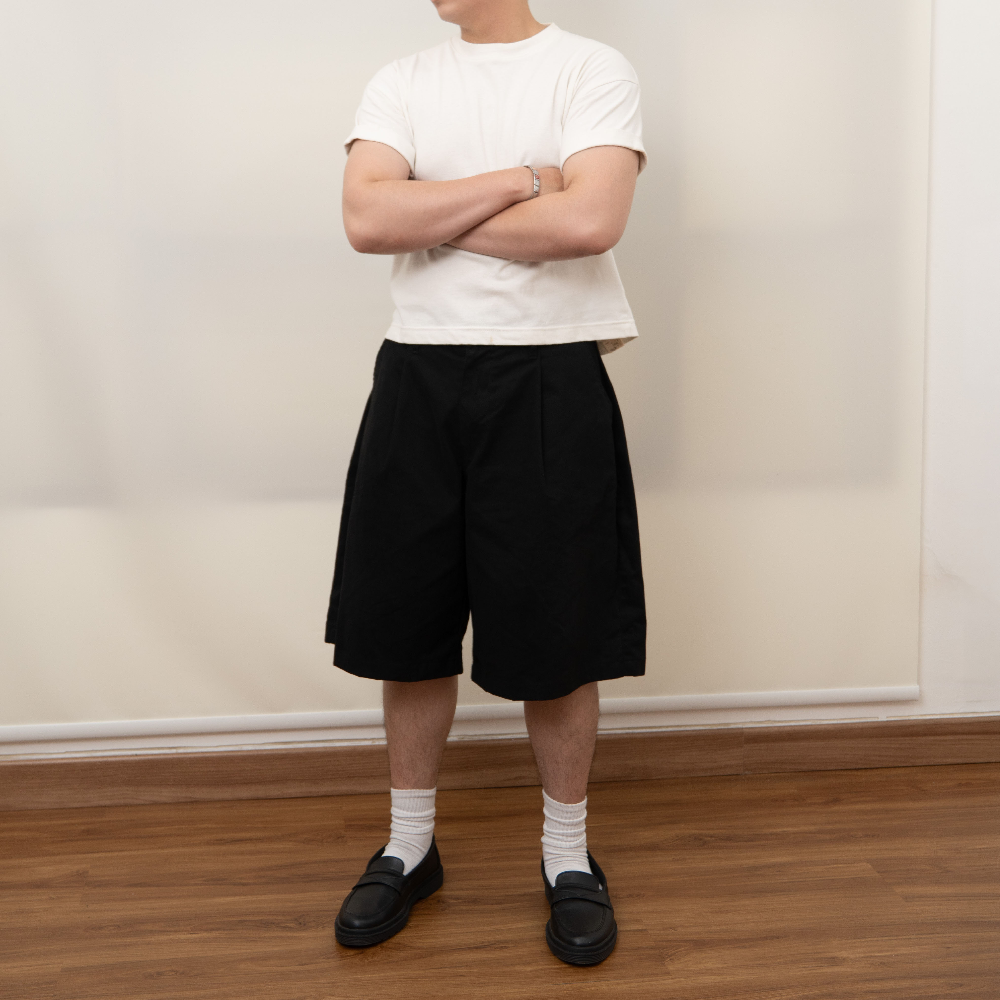 Rudebasic - Q Pants | Celana 3/4 | Fine Cotton Twill | Unisex