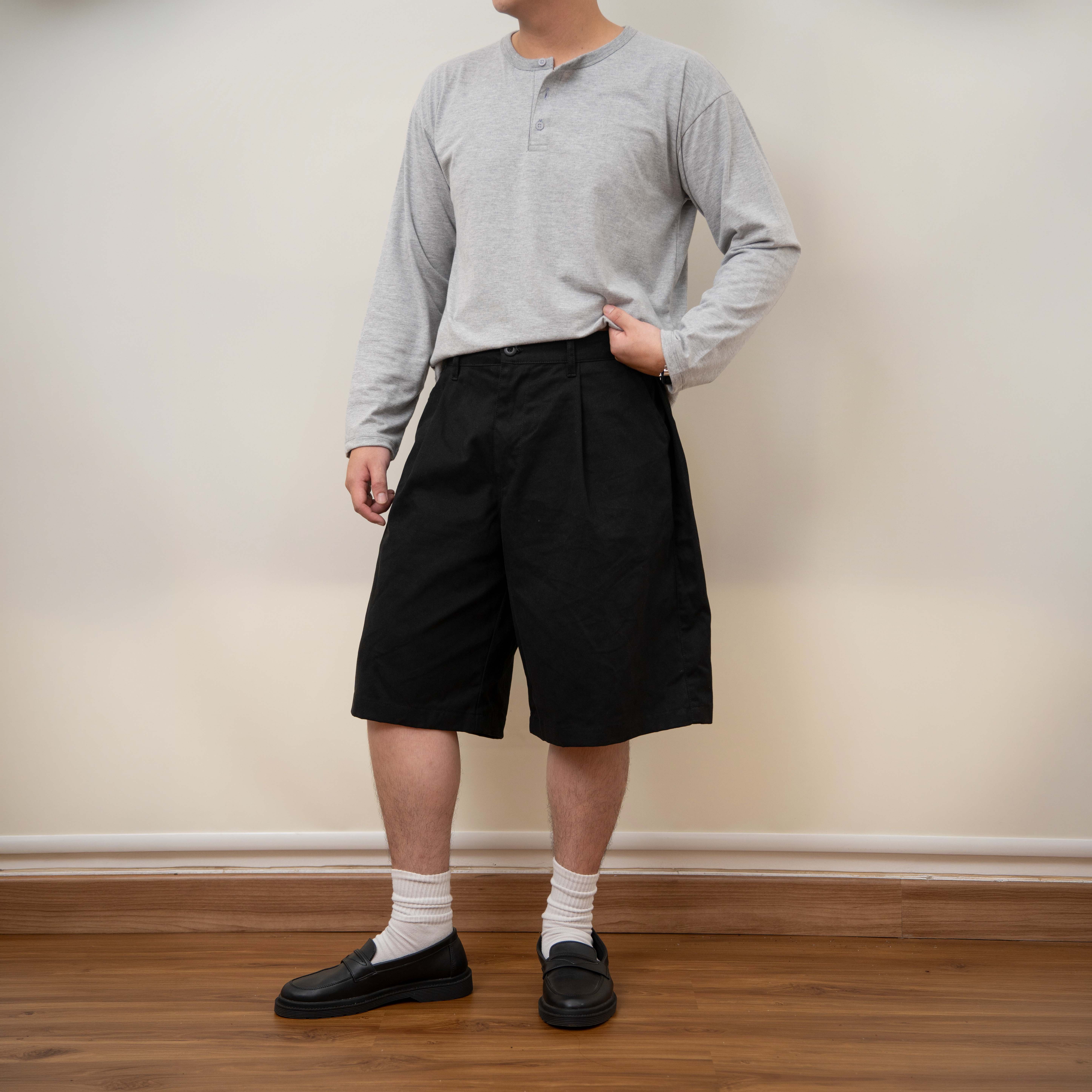 Rudebasic - Q Pants | Celana 3/4 | Fine Cotton Twill | Unisex