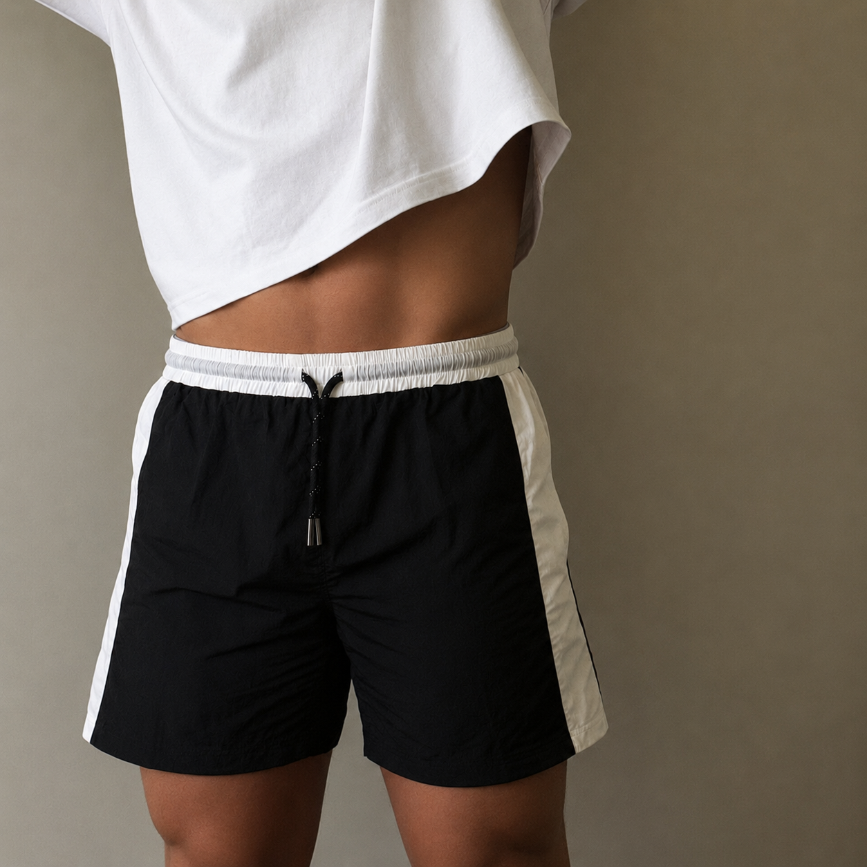 RUDEBASIC - Block Rude Parachute Shorts | Celana pendek | Celana Olahraga | Celana parasut | Celana unisex