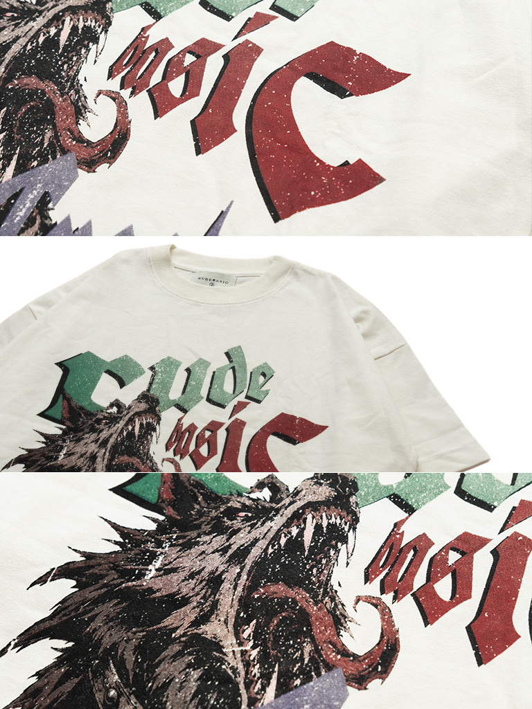 RUDEBASIC - Creature Tiny Tee | Heavy Weight | Kaos Pria | Kaos vintage