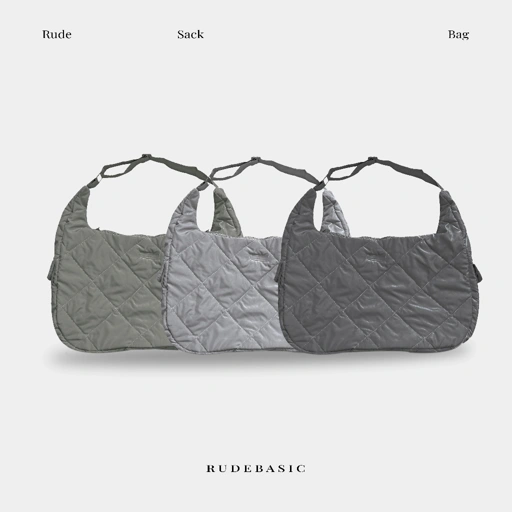 Image of RUDEBASIC - Rude Sack Puffy Bag | Unisex