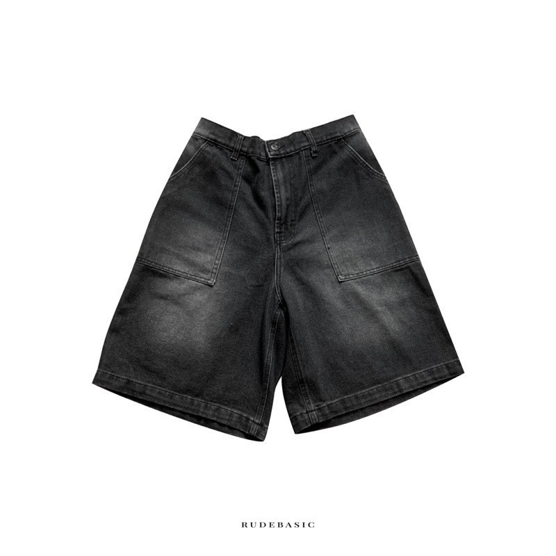 RUDEBASIC - Shibal Baggy Jorts | Celana Jorts | Celana jeans pendek