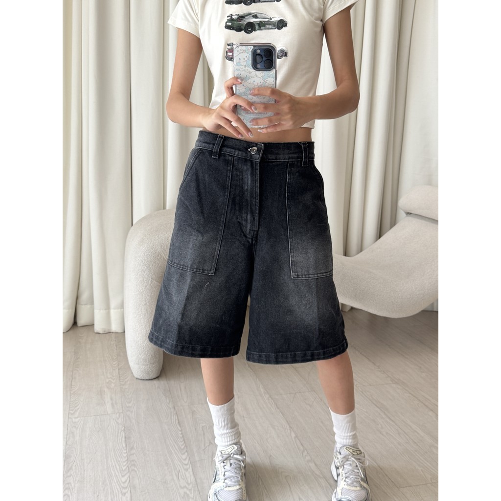 RUDEBASIC - Shibal Baggy Jorts | Celana Jorts | Celana jeans pendek