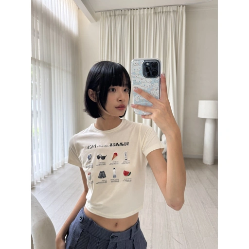 Image of RUDEBASIC - Baby Summer Tee | Woman