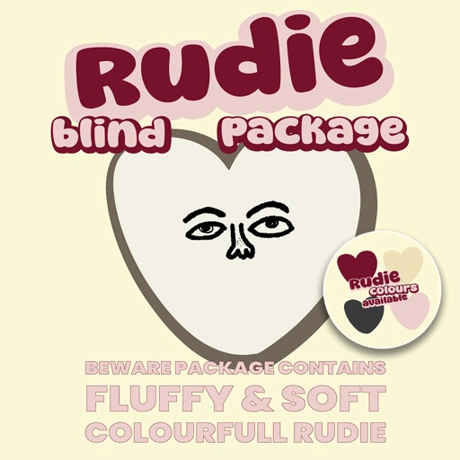 Image of RUDEBASIC - Blind Package Keychain RUDIE Plushies