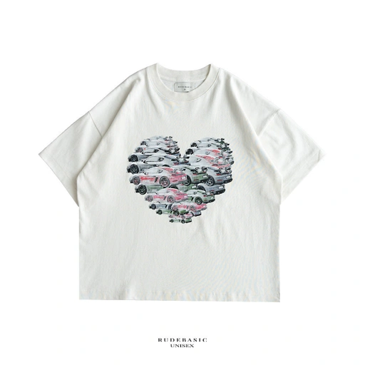 Image of RUDEBASIC - Posye Tiny Tee - Heavy Weight Cotton [UNISEX] | Kaos Boxy | Kaos Putih Pria | Kaos Graphic