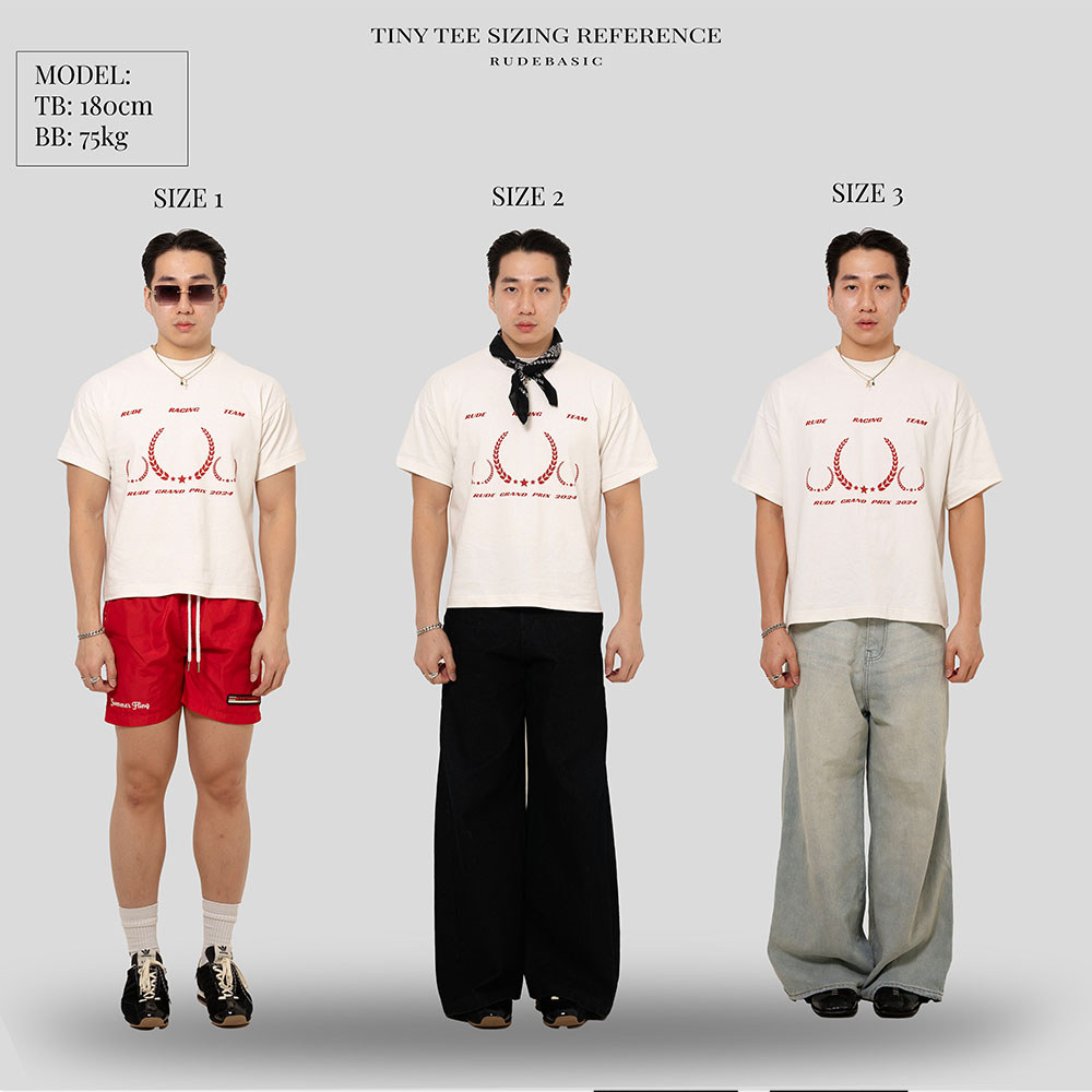 RUDEBASIC - Bay Tiny Tee - Heavy Weight Cotton [UNISEX]