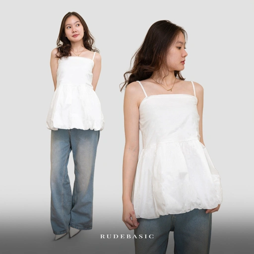 Image of RUDEBASIC - Seon Balloon Dress | Dress wanita |