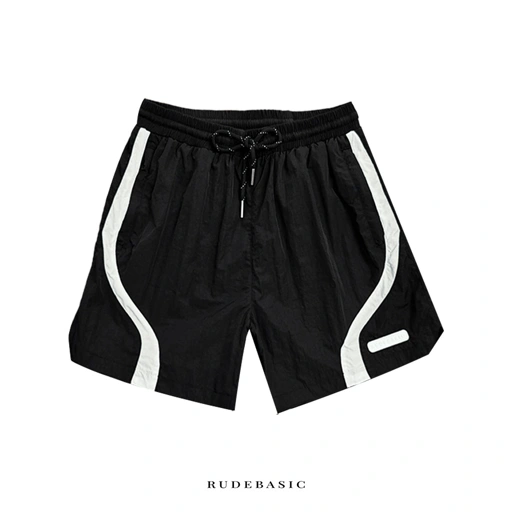 Image of RUDEBASIC - Sline Parachute Pants | Nylon Crinkle | Unisex | Celana pendek | Celana olahraga | Celana gym