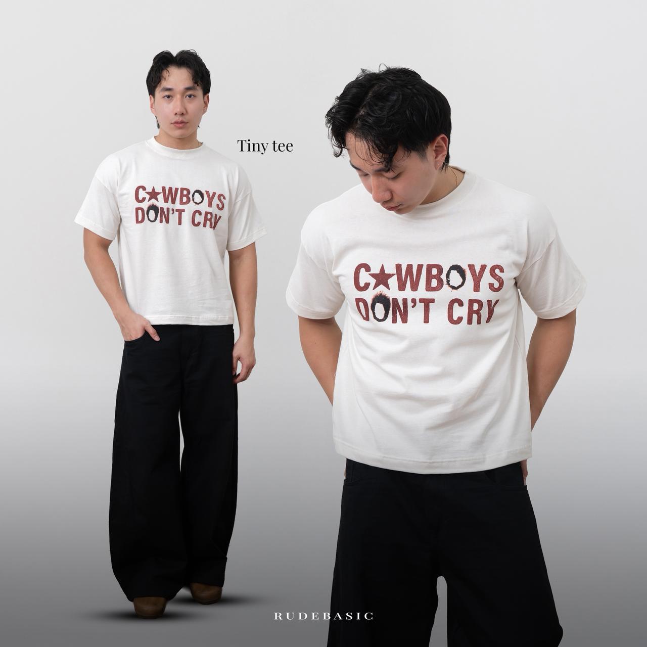 RUDEBASIC - Cowboys Tiny Tee | Heavy Weight | Kaos Pria | Kaos vintage