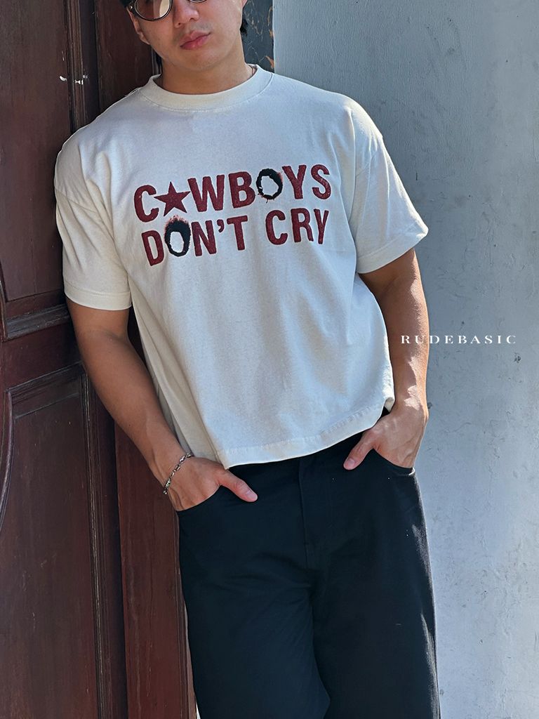 RUDEBASIC - Cowboys Tiny Tee | Heavy Weight | Kaos Pria | Kaos vintage