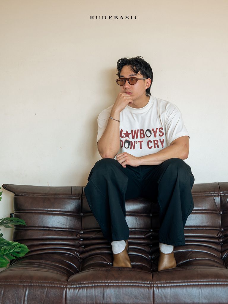 RUDEBASIC - Cowboys Tiny Tee | Heavy Weight | Kaos Pria | Kaos vintage
