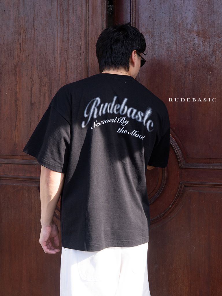 RUDEBASIC - Glare RB Boxy Oversize | Heavy Weight | Kaos Pria | Kaos vintage