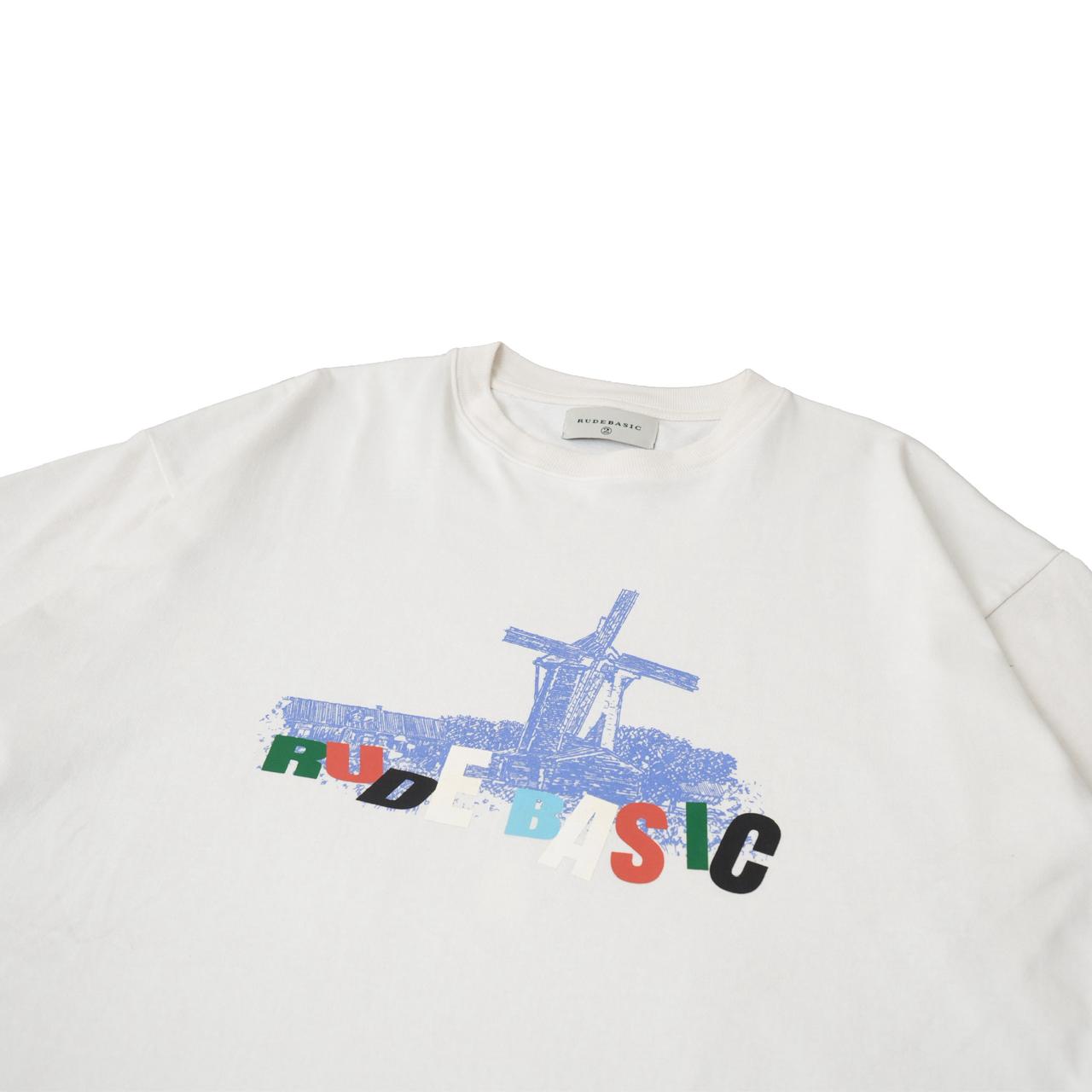 RUDEBASIC - Windmill Boxy Oversize| Heavy Weight | Kaos Pria | Kaos vintage