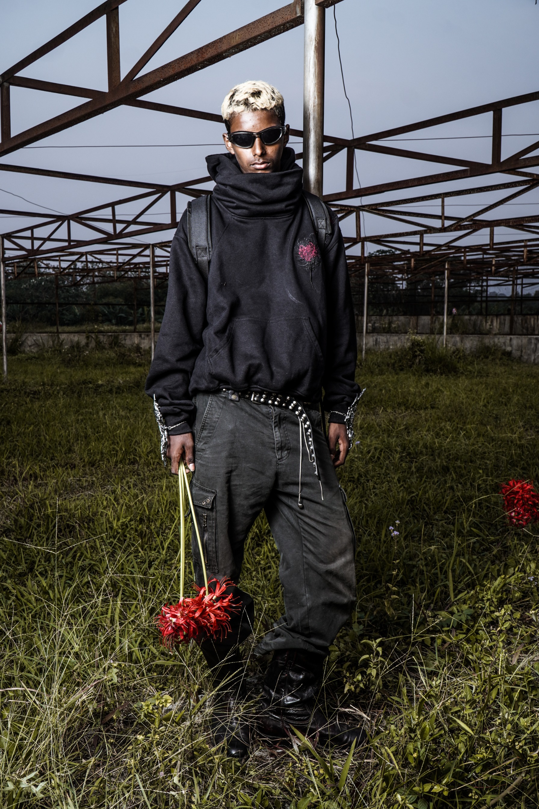 High Neck Hoodie | NACHT | Poseidon Reprisal