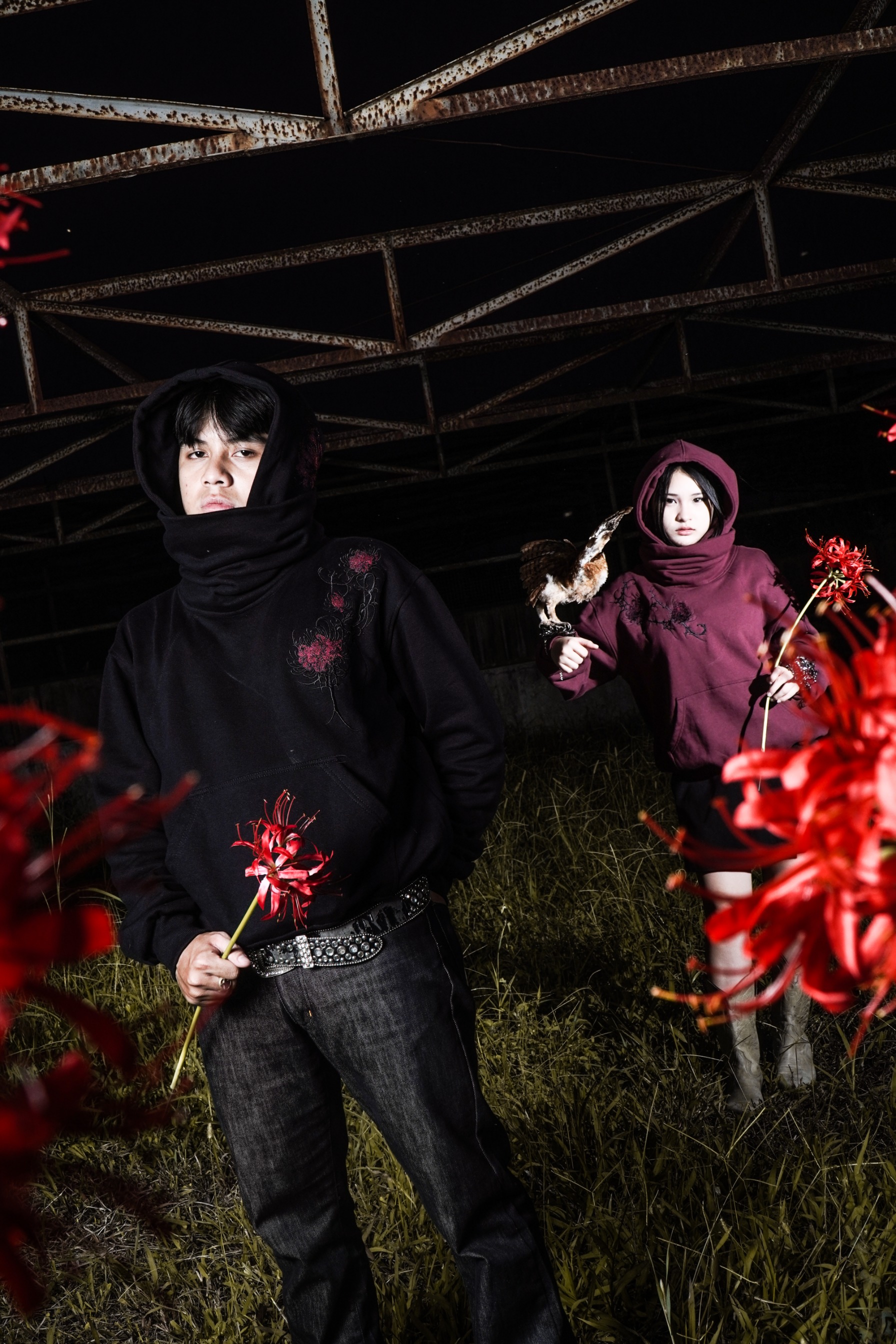High Neck Hoodie | NACHT | Poseidon Reprisal