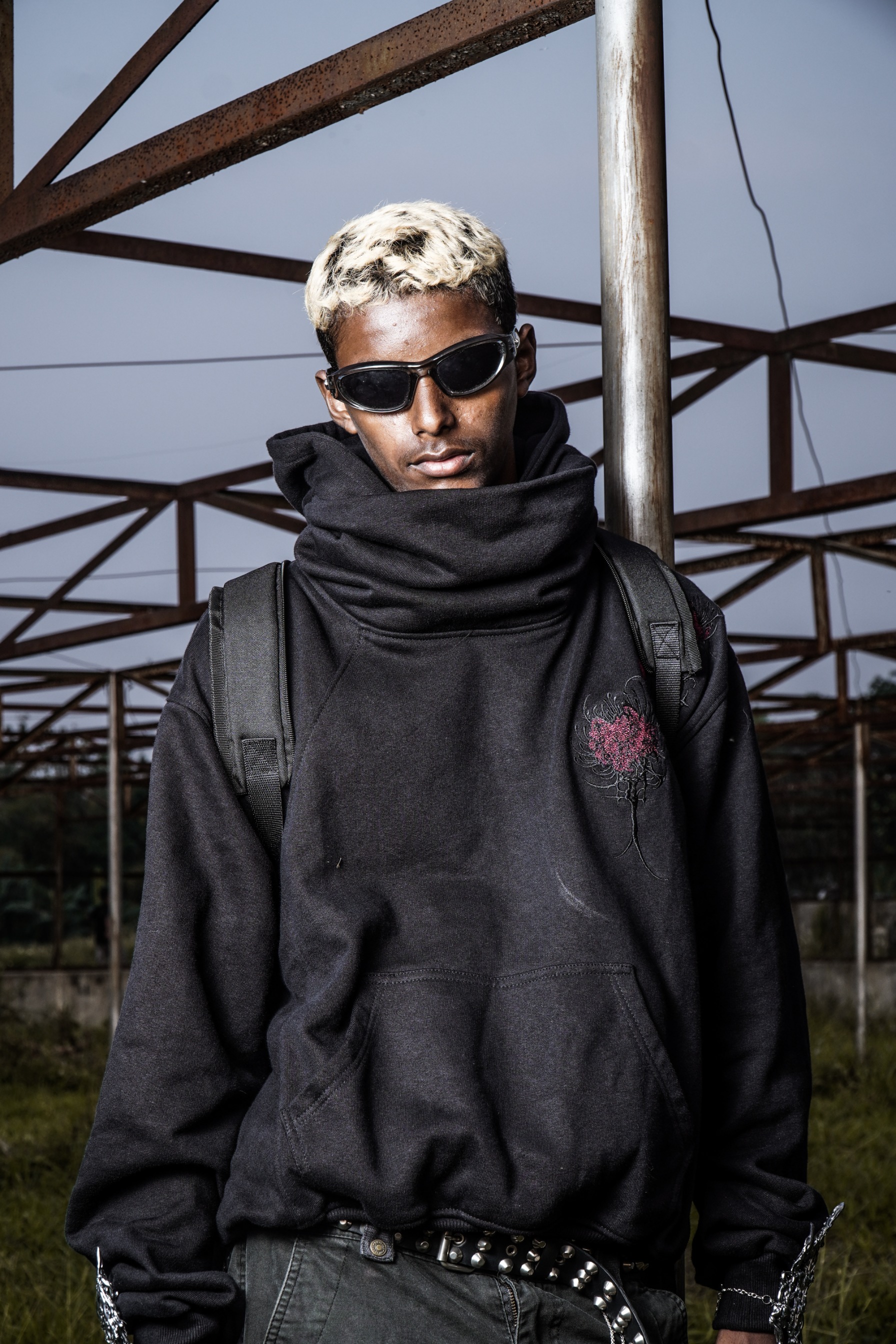 High Neck Hoodie | NACHT | Poseidon Reprisal