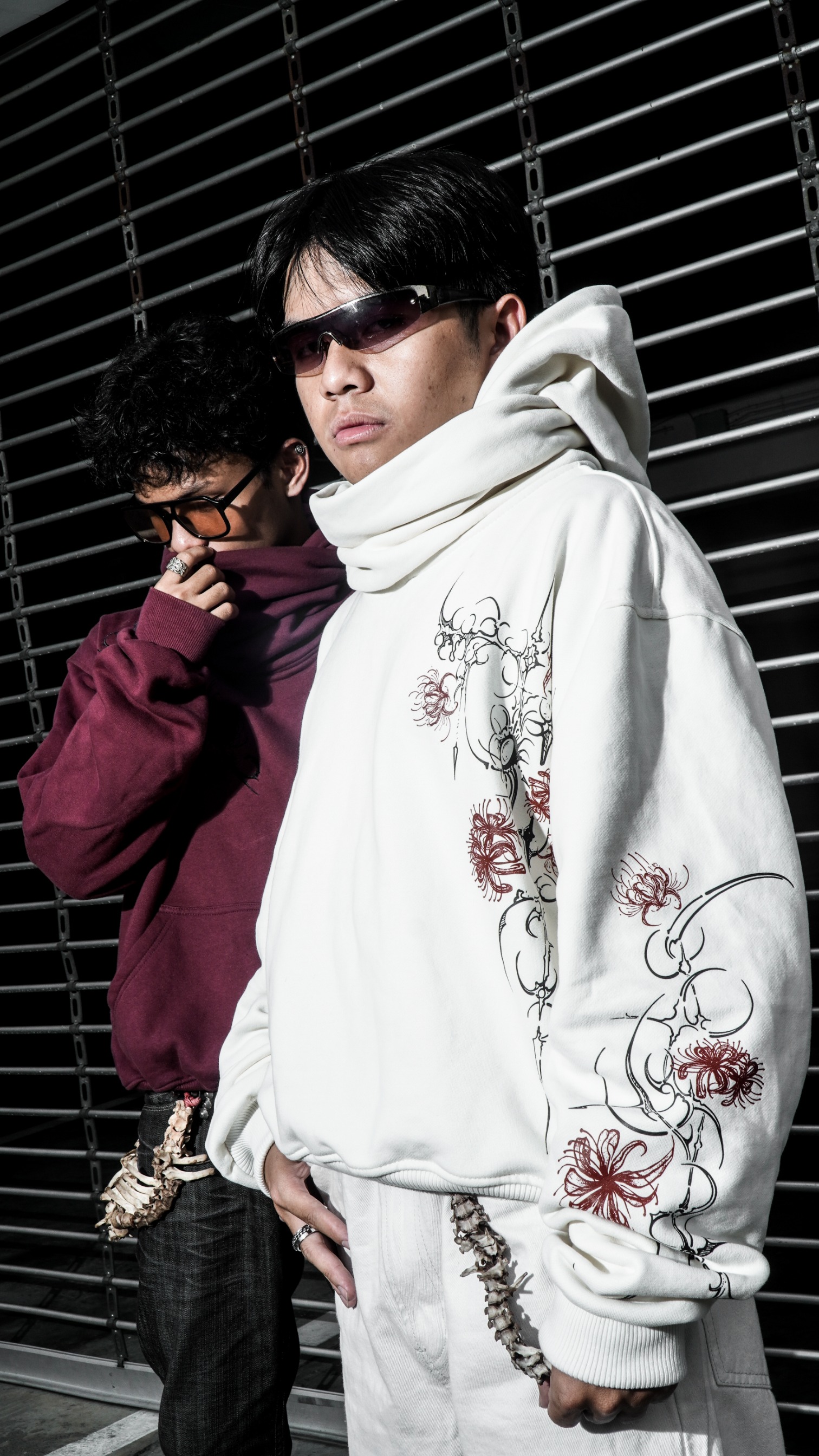 Masked Hoodie | VERMILLION | Poseidon Reprisal