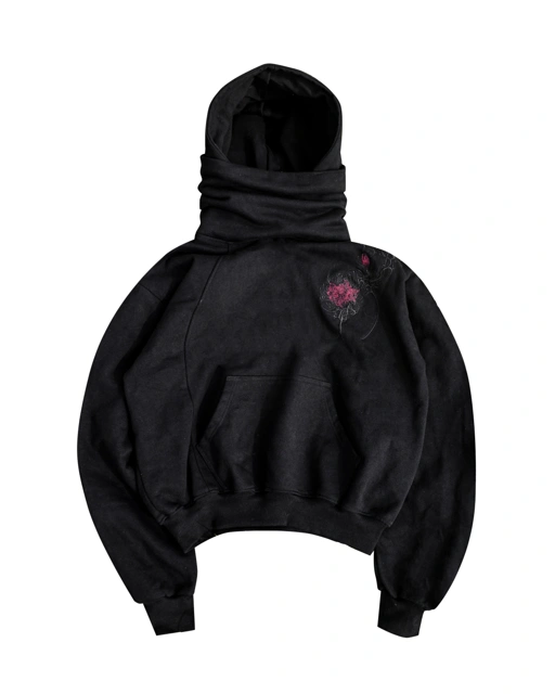High Neck Hoodie | NACHT | Poseidon Reprisal