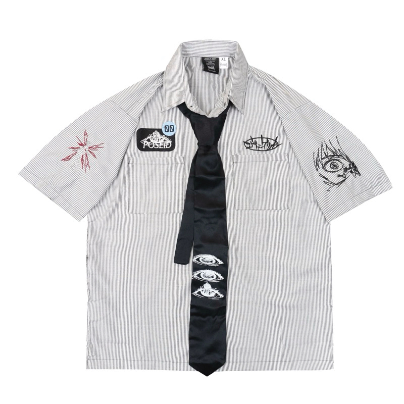 Kemeja Stripe Shirt | REI AYANAMI | Poseidon Reprisal