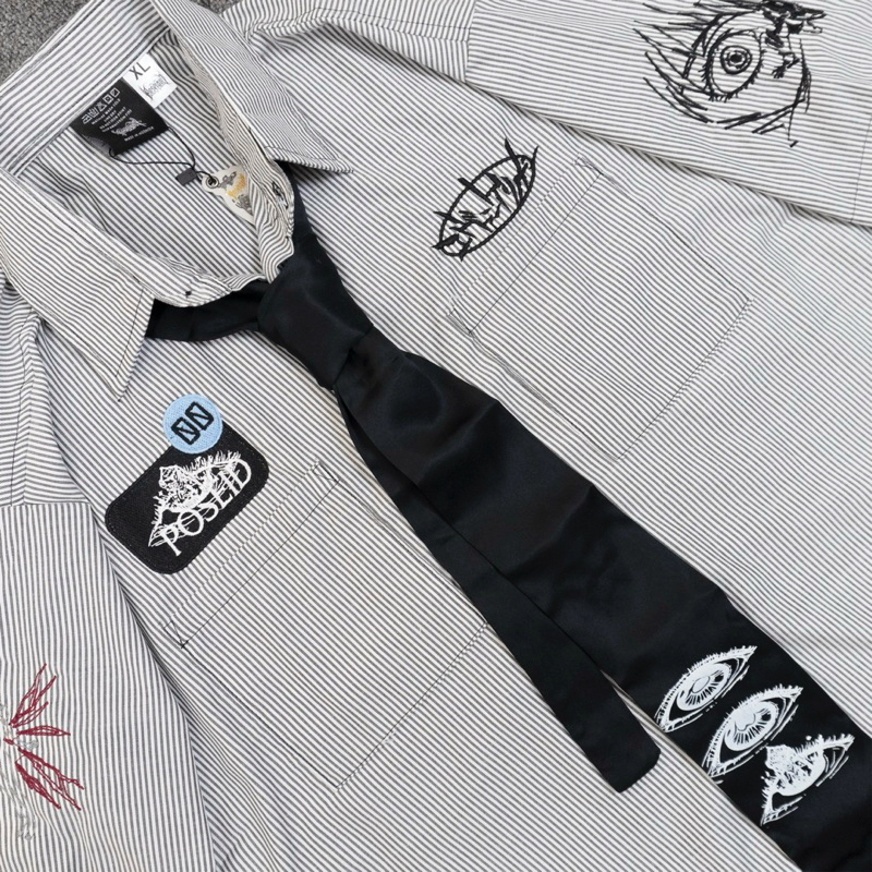Kemeja Stripe Shirt | REI AYANAMI | Poseidon Reprisal