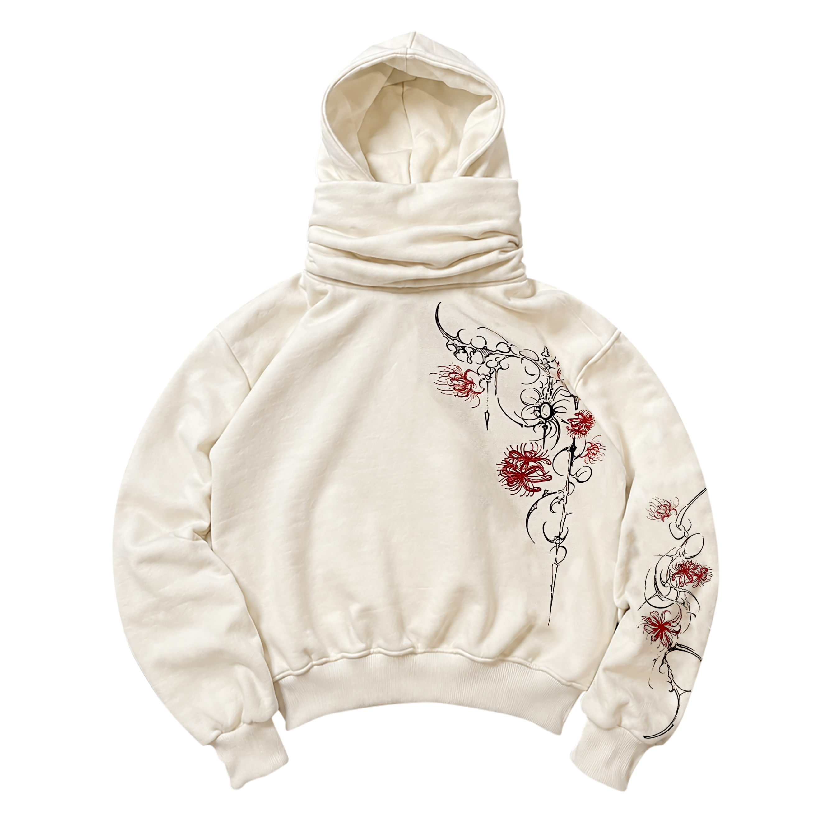 Masked Hoodie | VERMILLION | Poseidon Reprisal
