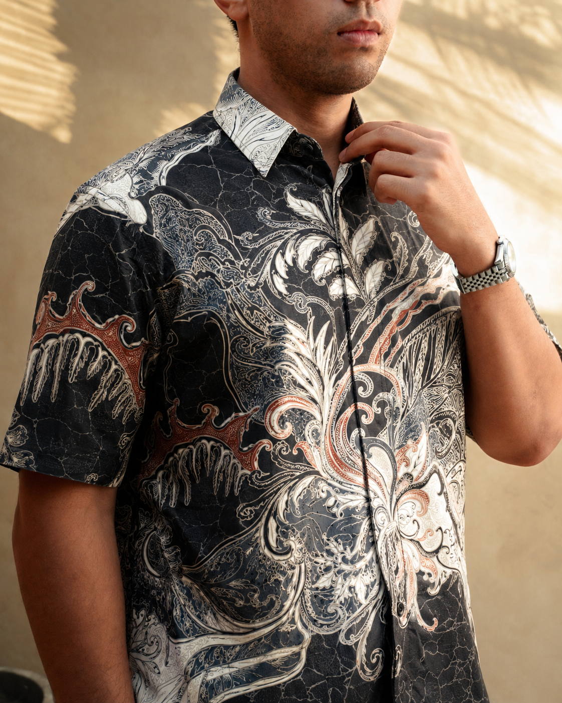 PRIVÉ - RANDHI BLACK GREY (Short Sleeve)