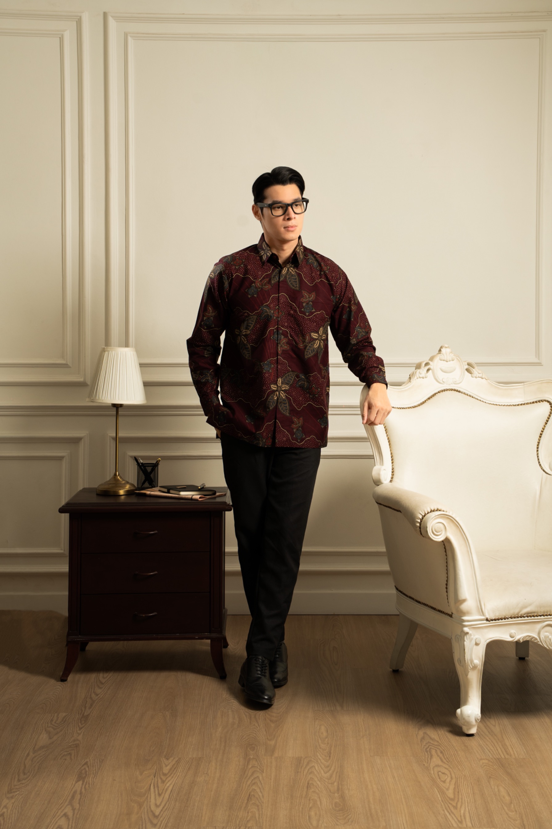 Signature - ARSHAKA RED / BURGUNDY
