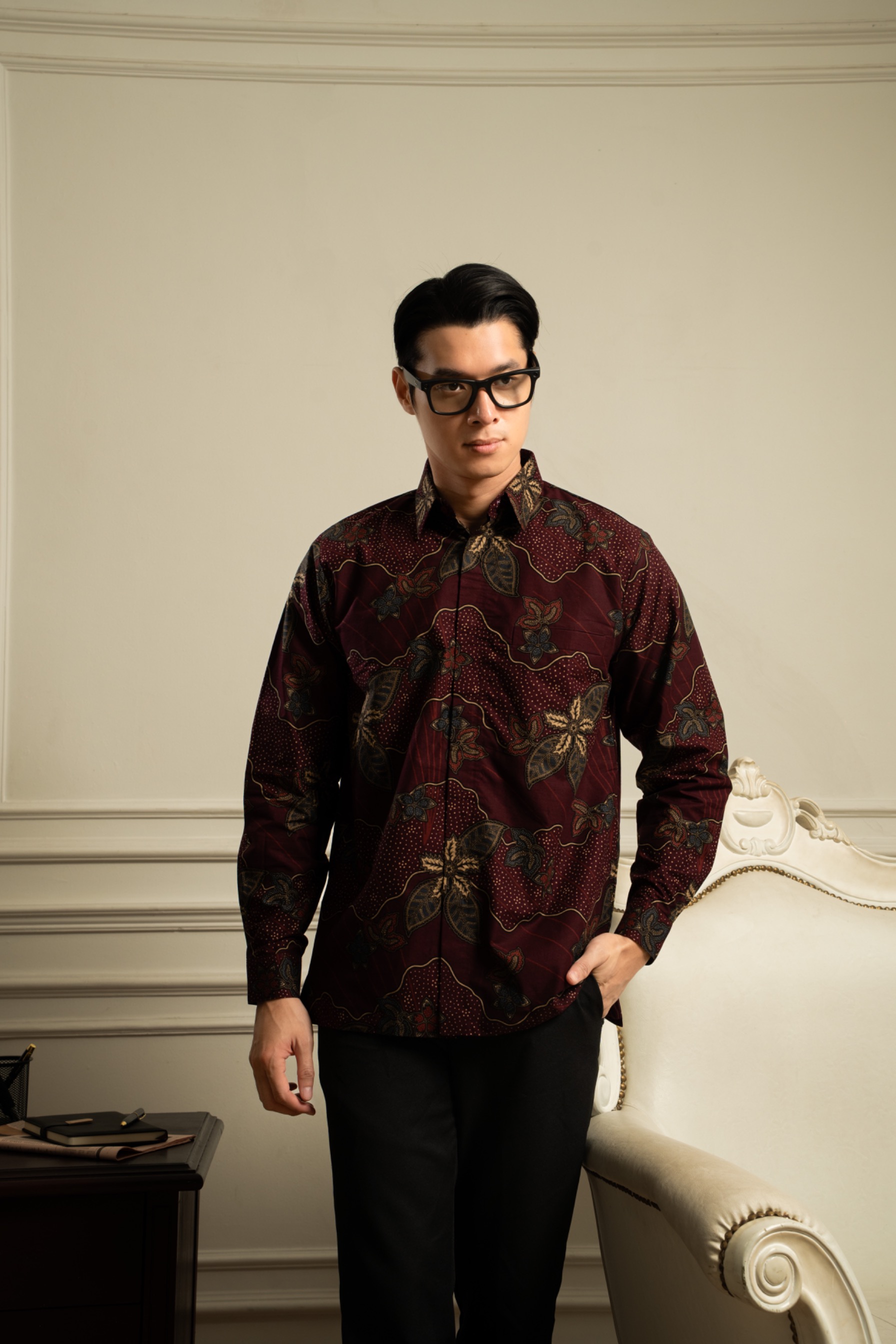 Signature - ARSHAKA RED / BURGUNDY