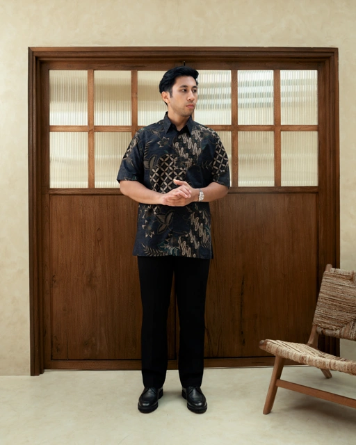 AKSARA DEEP BLUE (Short Sleeve)