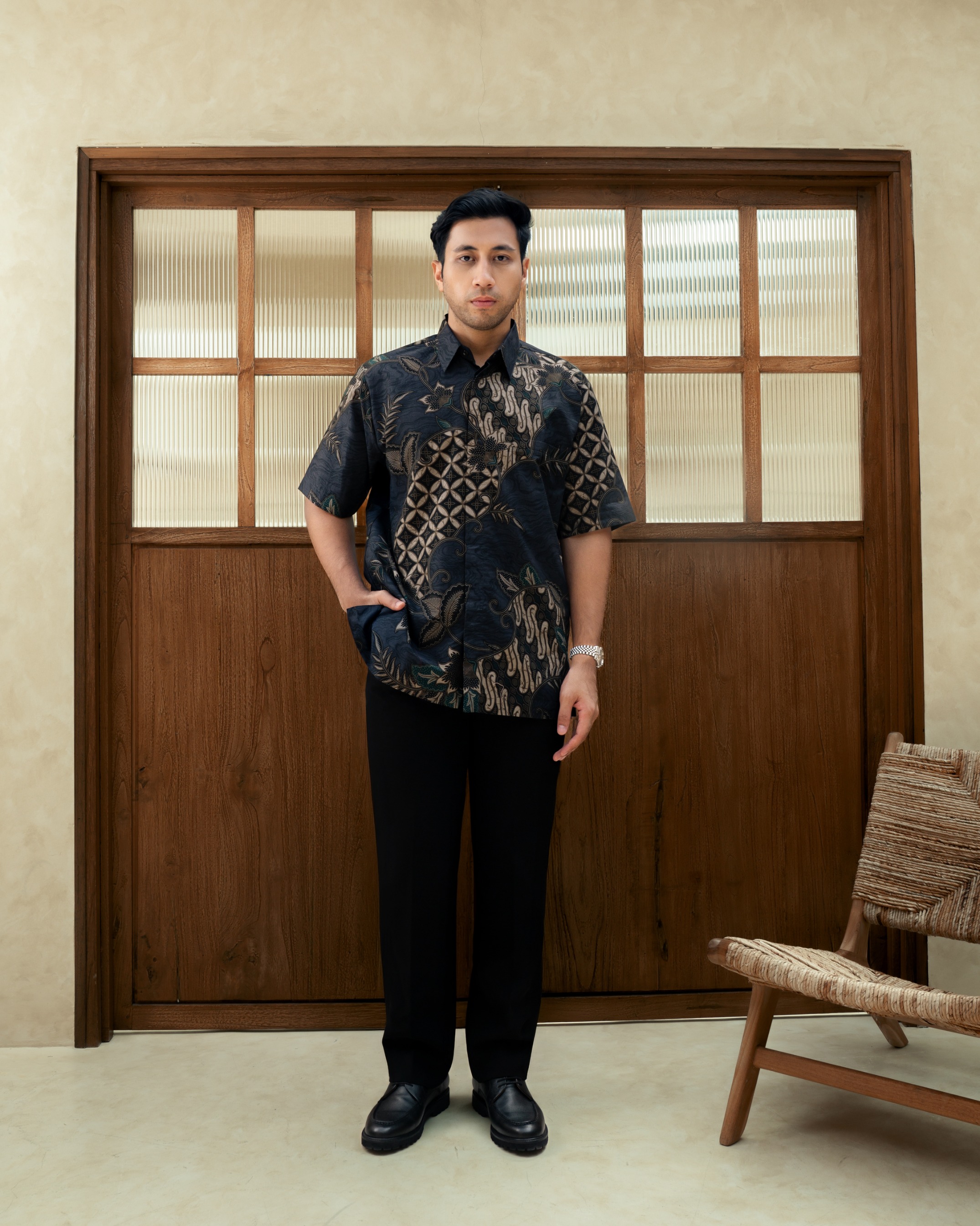 AKSARA DEEP BLUE (Short Sleeve)