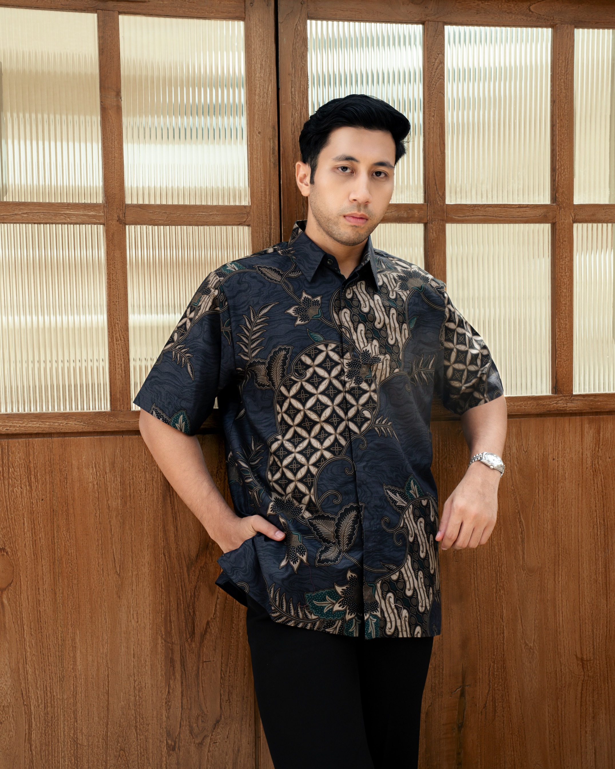 AKSARA DEEP BLUE (Short Sleeve)