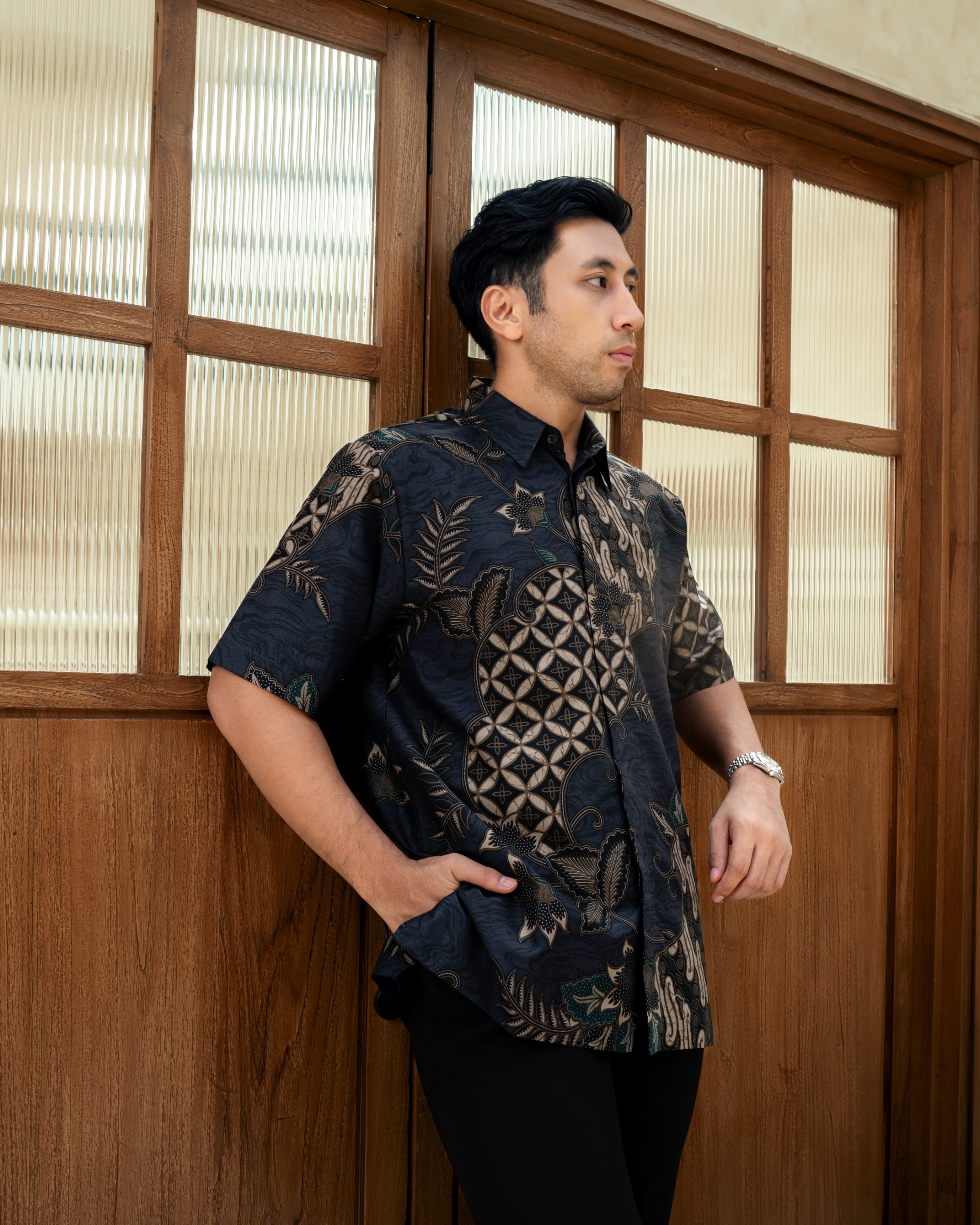 AKSARA DEEP BLUE (Short Sleeve)