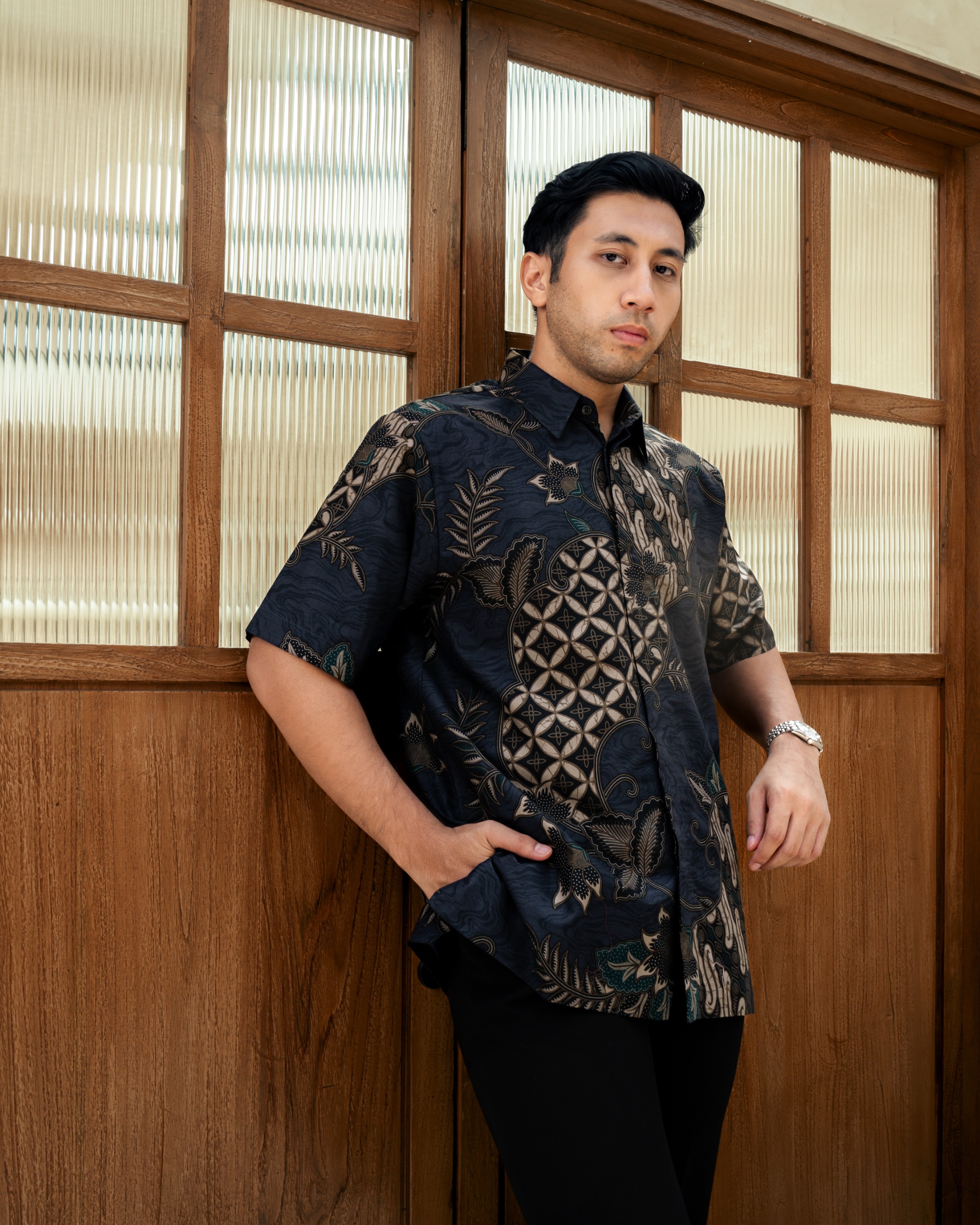 AKSARA DEEP BLUE (Short Sleeve)