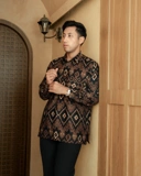 RAKSANA SONGKET BLACK - BROWN