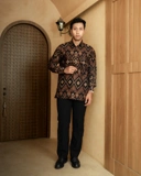 RAKSANA SONGKET BLACK - BROWN