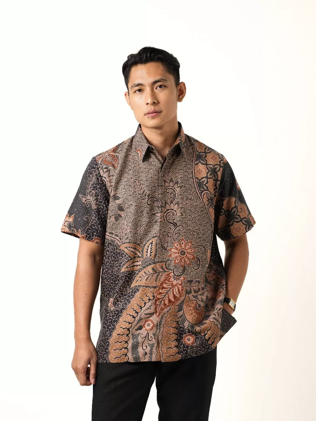 BINAR BLUE CREAM (Short Sleeve)