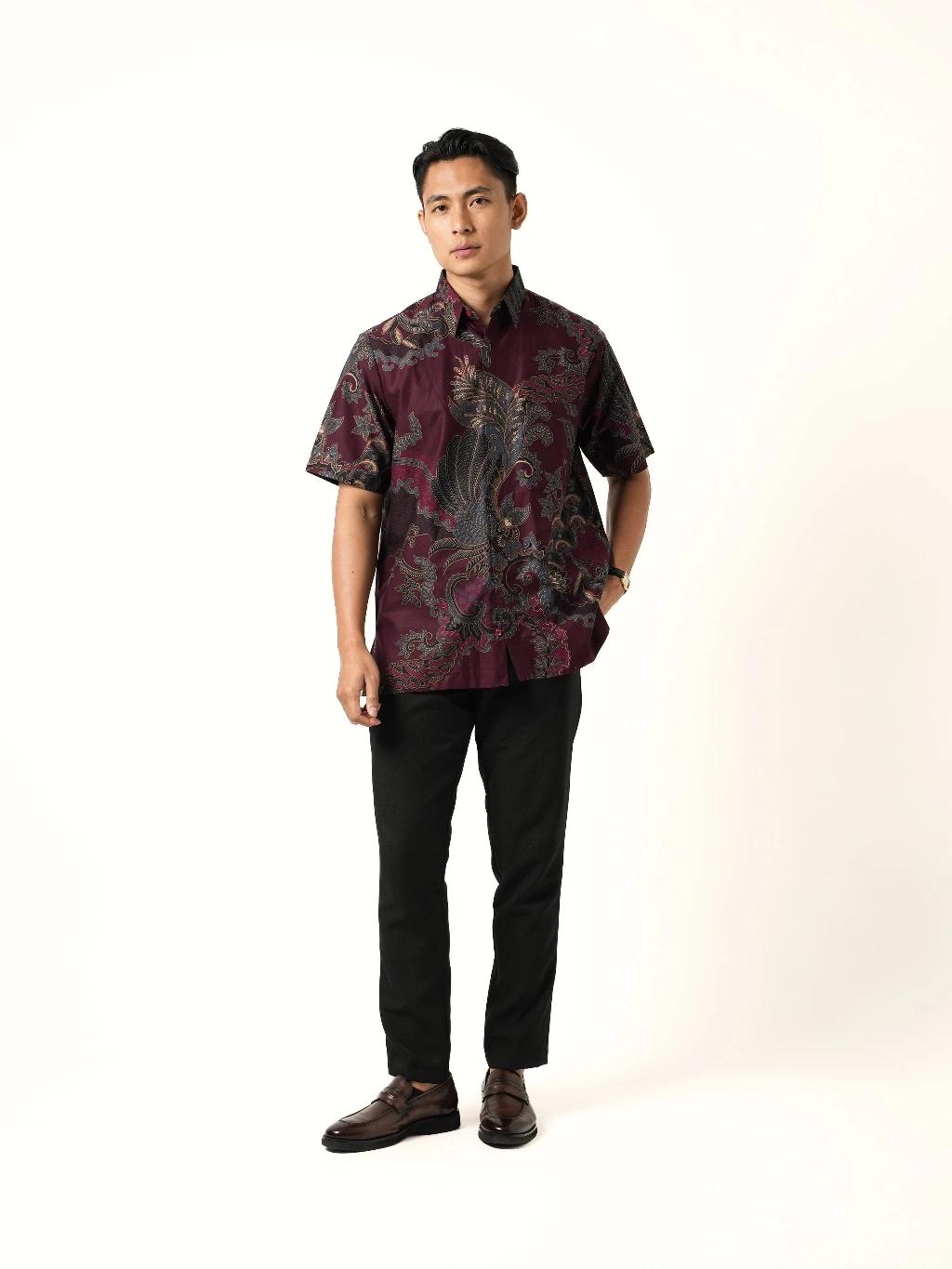GALA MAROON / BURGUNDY (Short Sleeve)