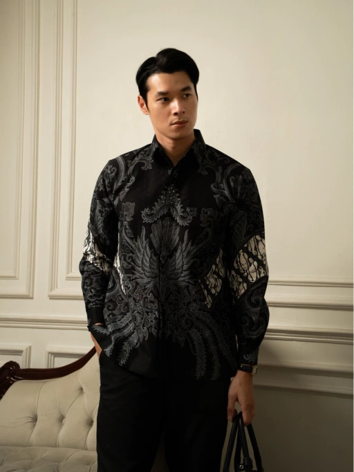 Image of Batik Ayman - ASTRAJA LENGAN PANJANG | Kemeja Batik Pria Katun Dobby / Dobby Premium