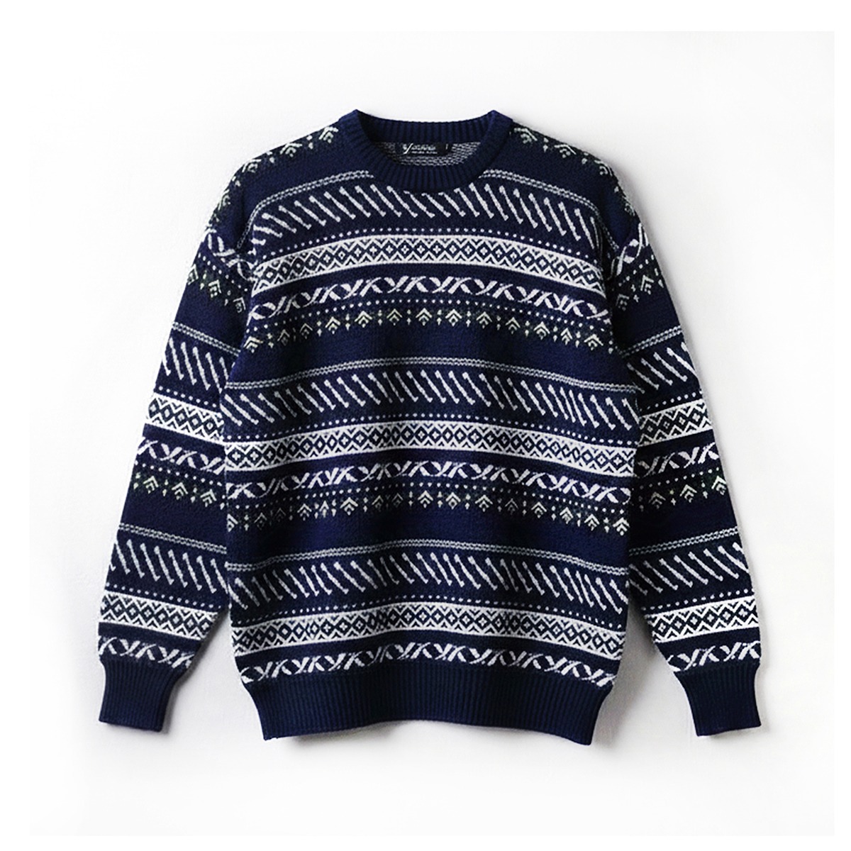 Tribal Blues Knitted Sweater