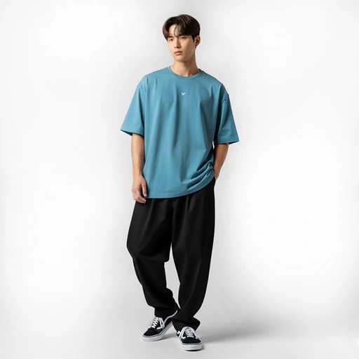 Image of Oversize T-Shirt | Mineral Blue