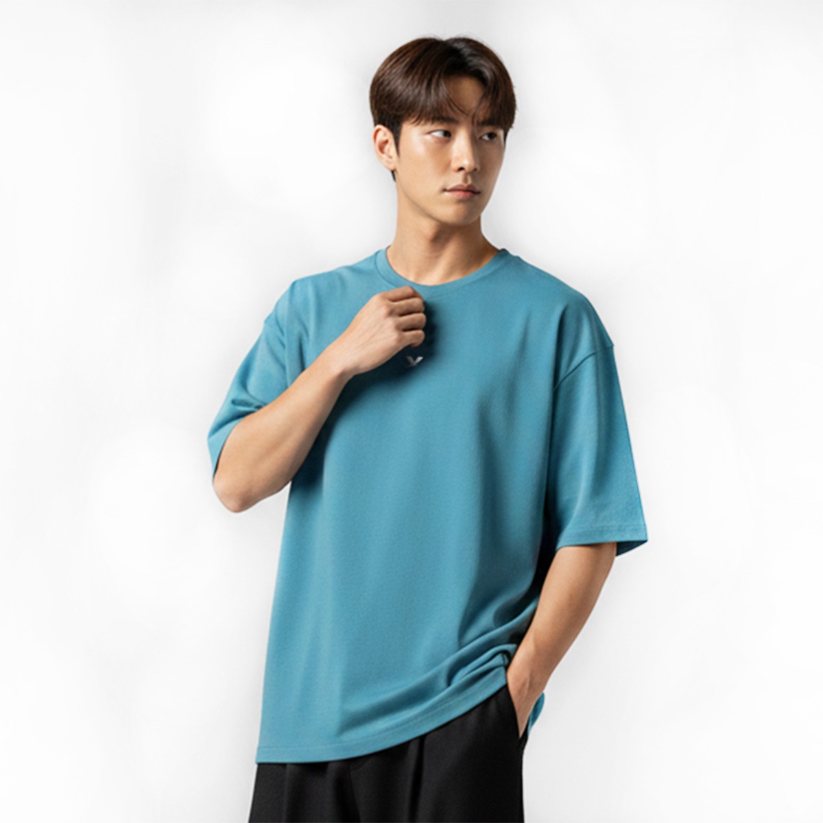 Oversize T-Shirt | Mineral Blue