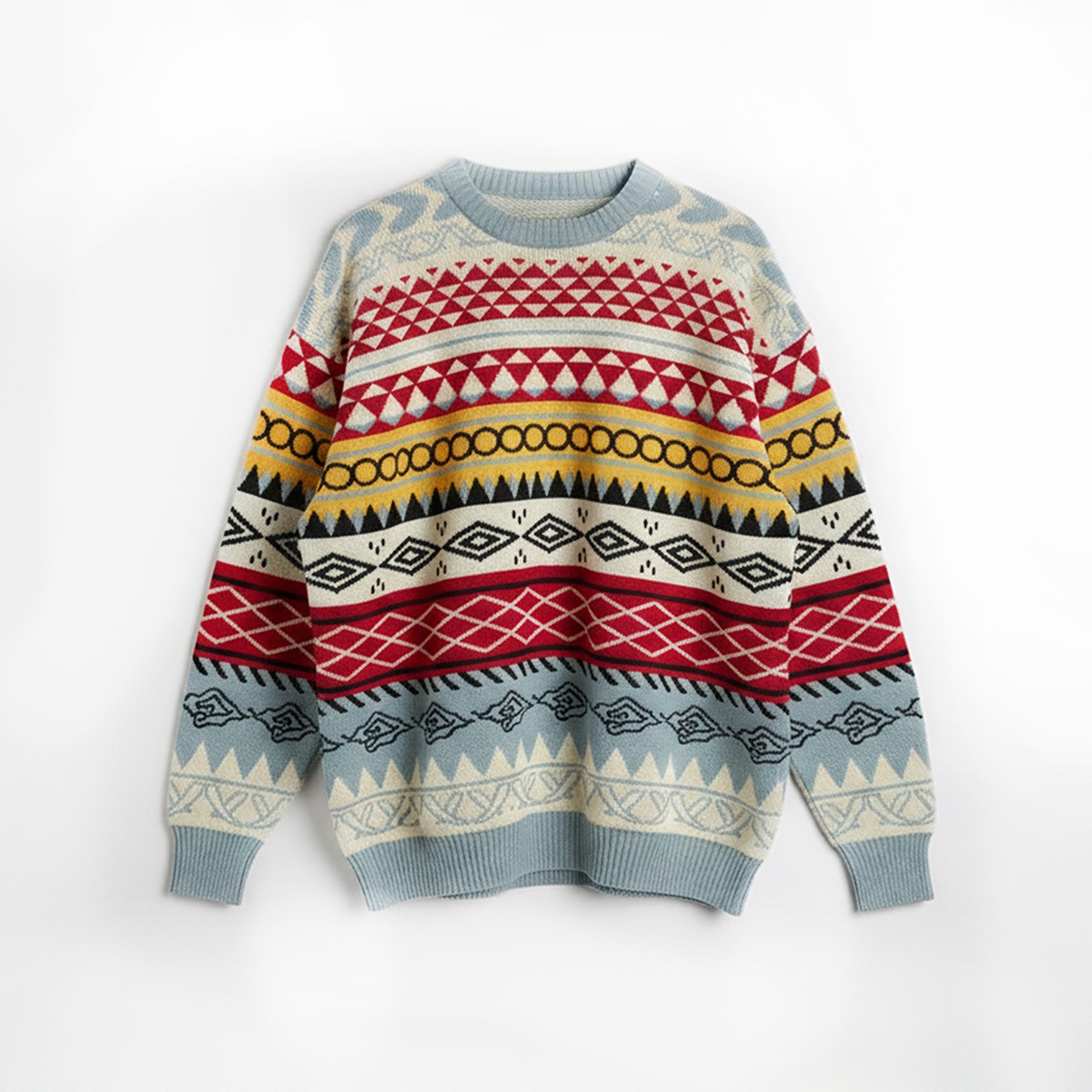 Tribal Velve Knitted Sweater