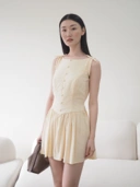 Belle Mini Dress Butter Yellow