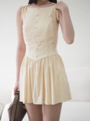 Belle Mini Dress Butter Yellow
