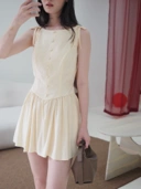 Belle Mini Dress Butter Yellow