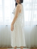 Poka Dress In White