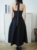 Poka Top Polkadot In Black