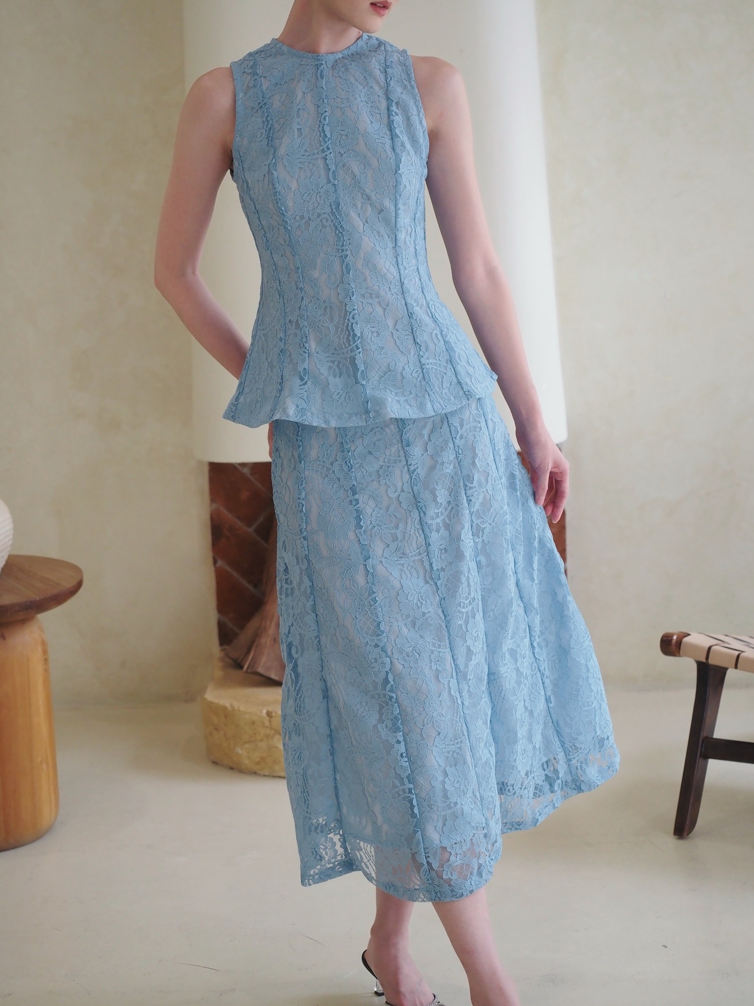 Lily Top Blue